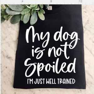 Dog mom shirt spoiled cute popular trending dog mama